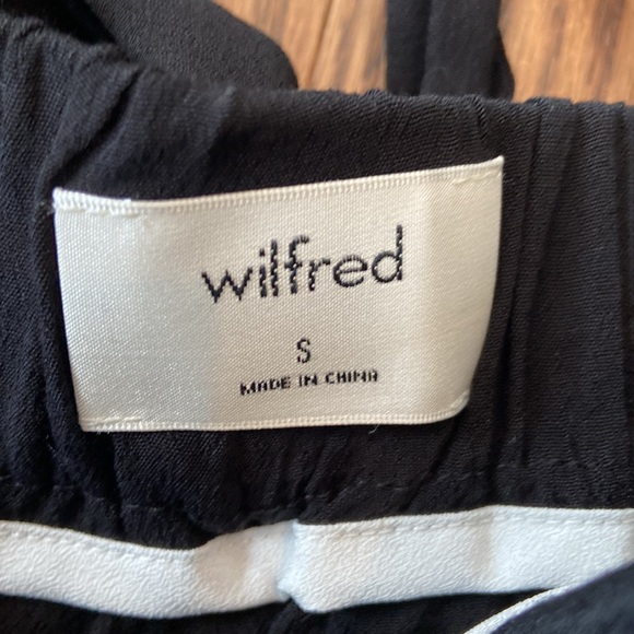 NWOT Wilfred culottes sz S black - Picture 6 of 7